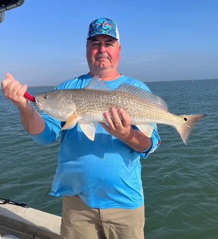 Redfish Fishing fun in sunny Corpus Christi